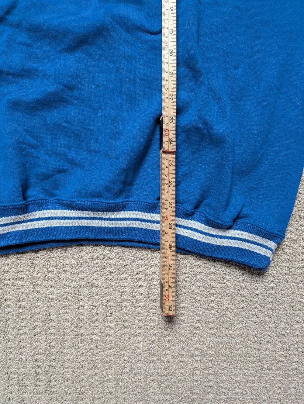 Vintage 90s XL Mickey Unlimited Genus Sweatshirt Blue Embroidered NWT